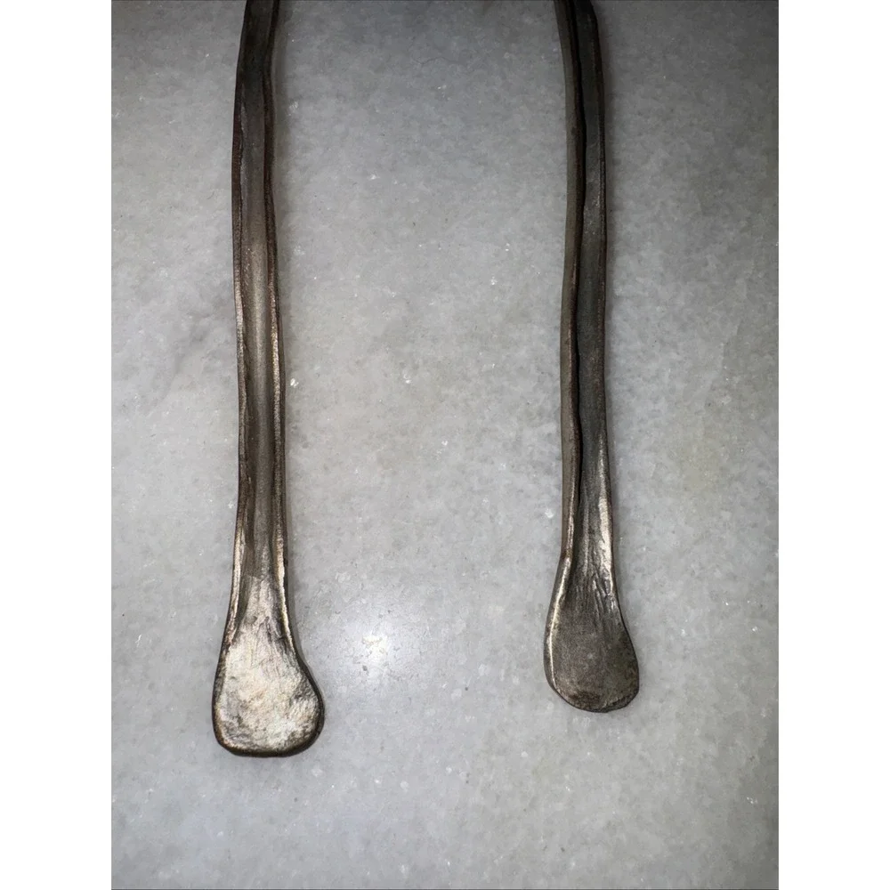 Michael Michaud Table Art Gold Hosta Serving Utensils Set Spoon‎ & Fork Hasta